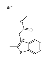 methyl 2-(2-methyl-1,3-benzothiazol-3-ium-3-yl)acetate,bromide结构式