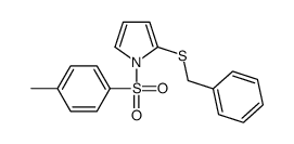 2-benzylsulfanyl-1-(4-methylphenyl)sulfonylpyrrole结构式