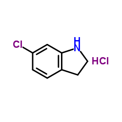 6-Chloro-2,3-dihydro-1H-indole hydrochloride structure