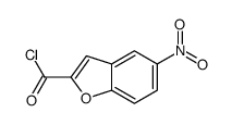 5-nitro-1-benzofuran-2-carbonyl chloride Structure