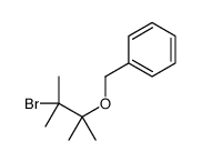 (3-bromo-2,3-dimethylbutan-2-yl)oxymethylbenzene Structure