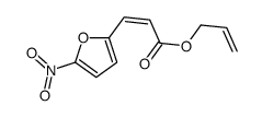 prop-2-enyl 3-(5-nitrofuran-2-yl)prop-2-enoate结构式