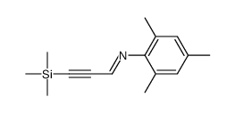 N-(2,4,6-trimethylphenyl)-3-trimethylsilylprop-2-yn-1-imine结构式