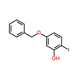 5-(Benzyloxy)-2-iodophenol Structure