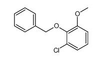 2-benzyloxy-3-chloroanisole结构式