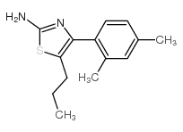 4-(2,4-dimethylphenyl)-5-propyl-1,3-thiazol-2-amine structure