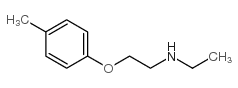 N-ethyl-2-(4-methylphenoxy)ethanamine structure