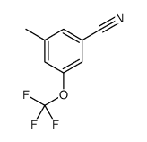 Benzonitrile, 3-methyl-5-(trifluoromethoxy)结构式