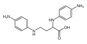 2,4-bis(4-aminoanilino)butanoic acid Structure