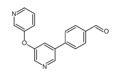 4-(5-pyridin-3-yloxypyridin-3-yl)benzaldehyde Structure