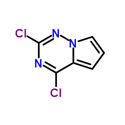 2,4-Dichloropyrrolo[2,1-f][1,2,4]triazine Structure