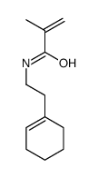 N-[2-(cyclohexen-1-yl)ethyl]-2-methylprop-2-enamide结构式