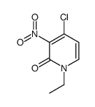 4-chloro-1-ethyl-3-nitropyridin-2-one Structure