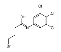 4-bromo-N-(3,4,5-trichlorophenyl)butanamide Structure