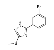 5-(3-bromophenyl)-3-methylsulfanyl-1H-1,2,4-triazole Structure