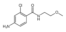 Benzamide, 4-amino-2-chloro-N-(2-methoxyethyl)结构式