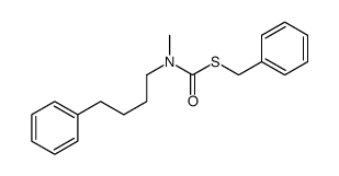 S-benzyl N-methyl-N-(4-phenylbutyl)carbamothioate结构式