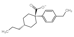 4-Ethylphenyl 4'-trans-propylcyclohexylcarboxylate structure