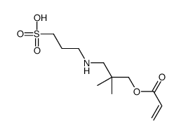 2,2-dimethyl-3-[(1-oxoallyl)oxy]propyl(3-sulphonatopropyl)ammonium Structure