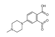 4-(4-methylpiperazin-1-yl)-2-nitrobenzoic acid Structure