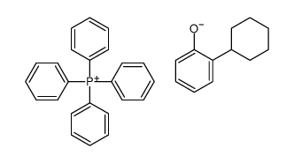 tetraphenylphosphonium, salt with 2-cyclohexylphenol (1:1) structure