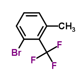 1-Bromo-3-methyl-2-(trifluoromethyl)benzene Structure