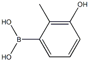 3-Hydroxy-2-methylphenylboronic acid structure