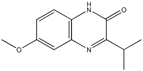 3-isopropyl-6-methoxyquinoxalin-2(1H)-one结构式