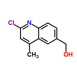 (2-Chloro-4-methyl-6-quinolinyl)methanol Structure