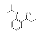 Benzenemethanamine, α-ethyl-2-(1-methylethoxy) Structure