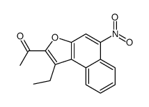 1-(1-ethyl-5-nitrobenzo[e][1]benzofuran-2-yl)ethanone Structure