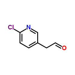 (6-Chloro-3-pyridinyl)acetaldehyde Structure
