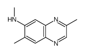 N,3,7-trimethylquinoxalin-6-amine结构式