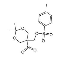 2,2-dimethyl-5-tosyloxymethyl-5-nitro-1,3-dioxane结构式