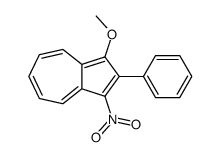 1-methoxy-3-nitro-2-phenylazulene Structure