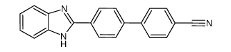 4'-(1H-benzo[d]imidazol-2-yl)-[1,1'-biphenyl]-4-carbonitrile Structure