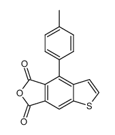 4-(4-methylphenyl)benzothiophene-5,6-dicarboxylic anhydride Structure
