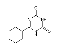 6-cyclohexyl-1,3,5-triazine-2,4(1H,3H)-dione结构式
