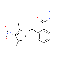 2-(3,5-DIMETHYL-4-NITRO-PYRAZOL-1-YLMETHYL)-BENZOIC ACID HYDRAZIDE Structure