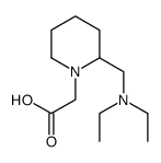 2-[2-(diethylaminomethyl)piperidin-1-yl]acetic acid Structure