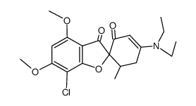 N,N-Diaethyl-isogriseofulvamin结构式