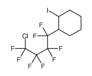 (1S,2R)-1-(4-chloro-1,1,2,2,3,3,4,4-octafluorobutyl)-2-iodocyclohexane Structure