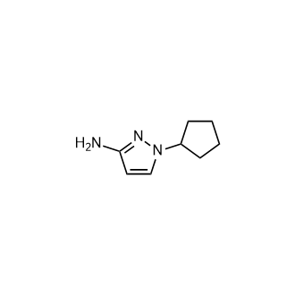 1-环戊基-1h-吡唑-3-胺结构式