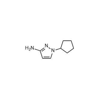 1-Cyclopentyl-1H-pyrazol-3-amine Structure