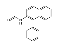 N-(1-phenyl-[2]naphthyl)-formamide结构式