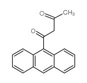 1-蒽-9-基-1,3-丁二酮结构式