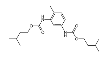 4-methyl-1,3-phenylenedi(carbamic acid(3-methylbutyl)ester)结构式