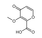 3-methoxy-4-oxopyran-2-carboxylic acid结构式