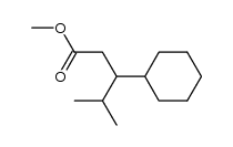 methyl 3-cyclohexyl-4-methylpentanoate Structure