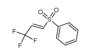 trans-3,3,3- trifluoropropenyl phenyl sulfone结构式